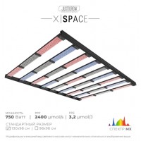 X|Space 750W 3.2 µmol/J, Спектр: MX